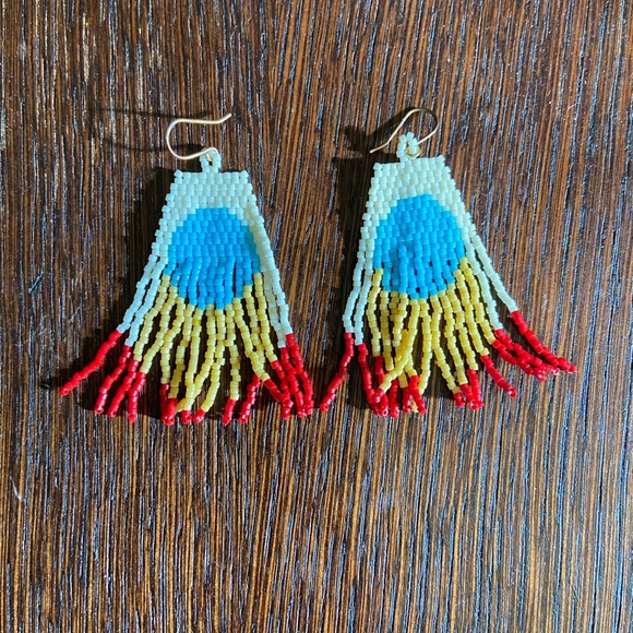 Jewelry - Augusta Handmades beaded earrings